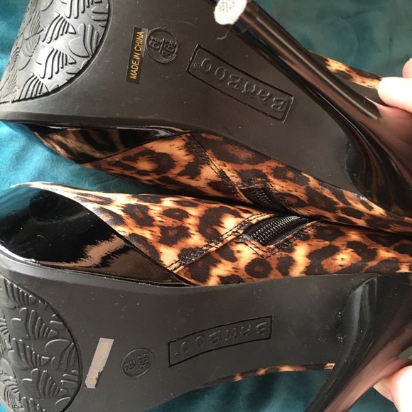 Leopard print platform stilettos - Picture 5 of 7